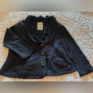 Nick & Mo Exclusive Collection Black Sweatshirt Cardigan 2X